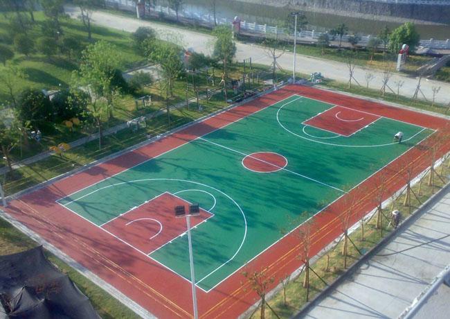 兴化EPDM地面塑胶篮球场