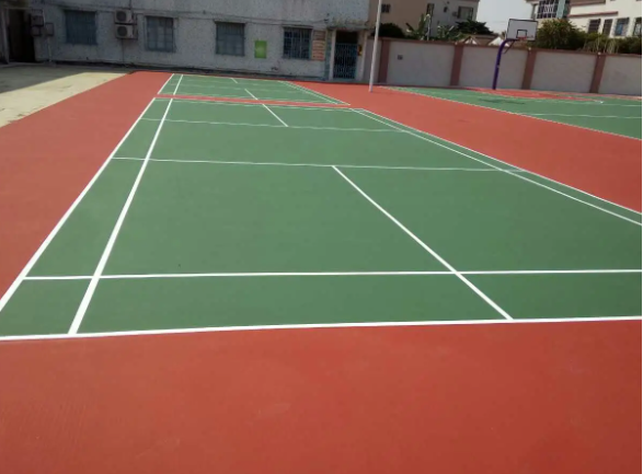 常熟小区硅pu网球场