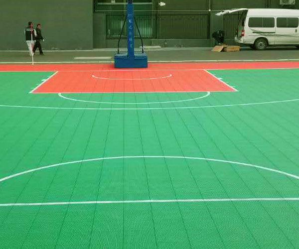 室外篮球场用悬浮拼装地板