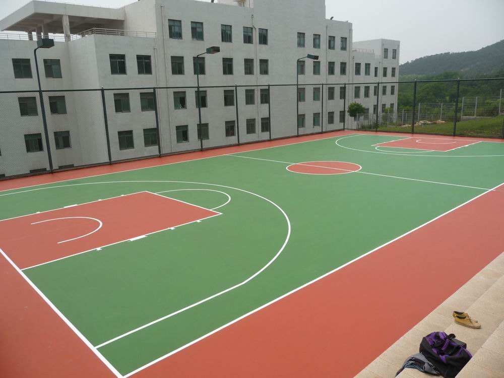 硅PU篮球场